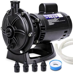 3/4 HP PB4-60 Booster Pump, Replace for polaris PB4-60 Pool Booster Pump, Fit for polaris 180 280 380 480 3900 Pressure Side Pool Cleaners, 115V/230V 60Hz Pure Copper Motor with Hose & Fittings