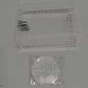 Thermostat Lock Box Square - 5 x 5 Thermostat Cover With Lock, No Screws Thermostat LockBox with Key, Clear AC Thermostat Box Cover, Small Acrylic Lock Box For Thermostat on Wall (5x5x2)