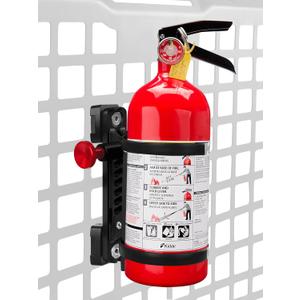 MOLLE Panel Fire Extinguisher Mount Kit Fits 1"-2" Rigid MOLLE Panel Holes, Quick Release Car Fire Extinguisher Mount Holder with 4 Clamps for Vehicles MOLLE Panle Accessories