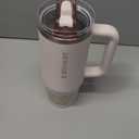 STANLEY Quencher ProTour Flip Straw Tumbler with Leakproof Lid | Built-In Straw & Handle | Cupholder Compatible for Travel | Insulated Stainless Steel Cup | BPA-Free (30 Ounces, Rose Quartz)