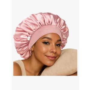 YANIBEST Silk Bonnet for Sleeping Women, Double Layer Hair Satin Bonnets with Elastic Band, Sleep Cap Curly Natural Hair