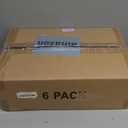 Thickened Clear Shoe Storage Organizer with Magnetic Door, Sturdy Stackable Shoe Boxes for Closet, Collapsible Space-Saving Shoe Rack for Sneakers & Boots, Plastic Shoe Cabinet Box Set, 6 Pack, White