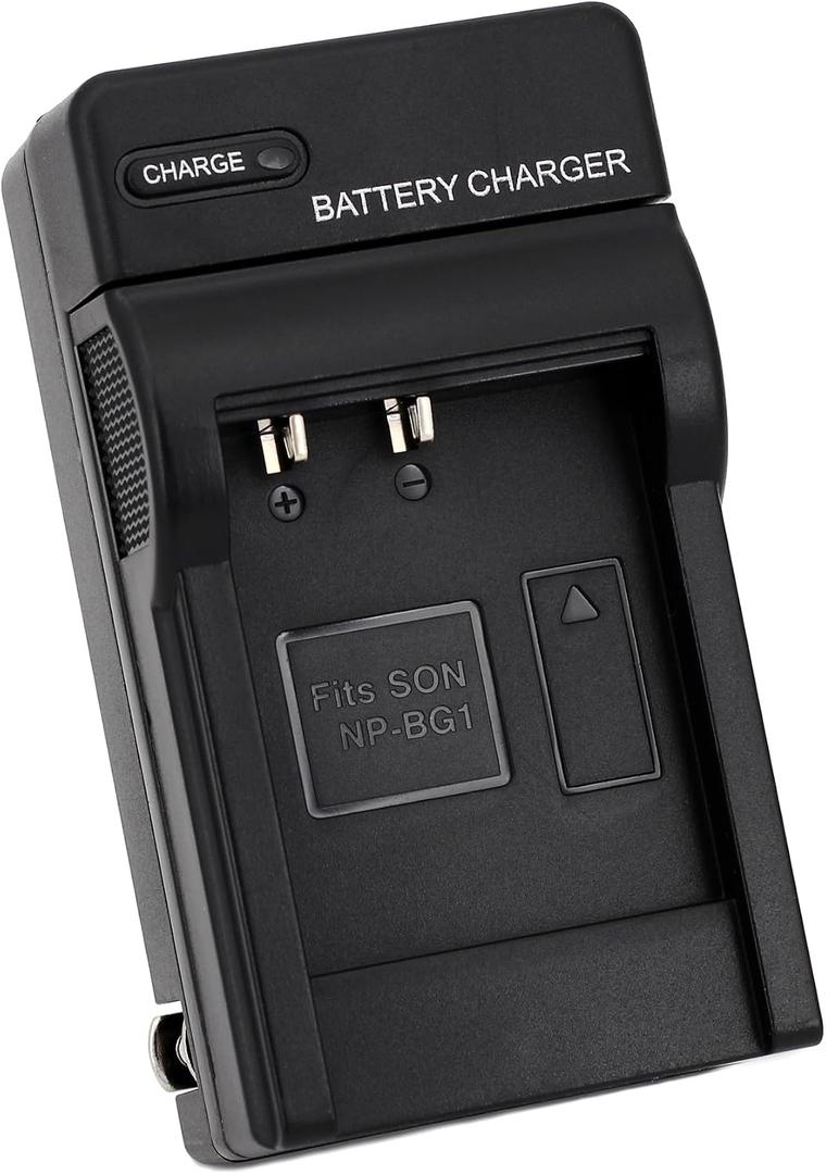 2 x Norifon NP-BG1 Wall Charger for Sony Cyber-Shot DSC-H50 DSC-H55 DSC-H70 DSC-H90 DSC-HX30V DSC-HX5V DSC-HX7V DSC-HX9V DSC-W150 DSC-W290 DSC-W230 DSC-W220 DSC-W200 DSC-W300 and More with Foldable Plug