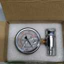 Pressure Washer Gauge, 6000 PSI, 3/8 Inch Quick Connect, Pressure Gauge for Power Washer