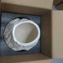 Sunddo White Ceramic Vase 8 Inch
