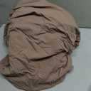 MooMee Bedding Duvet Cover Set 100% Washed Cotton Linen Like Textured Breathable Durable Soft Comfy (Solid Brown, Queen 90"x90")
