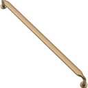 Alzassbg 6 Pack Champagne Bronze Cabinet Handles, 10 Inch(254mm) Hole Centers Arch Modern Cabinet Pulls Kitchen Cabinets Hardware for Cabinets and Drawers AL3503TGP