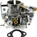 Autolite 1100 Carburetor Manual Choke For 1963-1968 Ford Mustang Falcon Mercury 170&200ci Inline 6 Cylinder automatic transmission 1963 64 F100 Trucks V6 223" & 262".passenger side mount choke cable