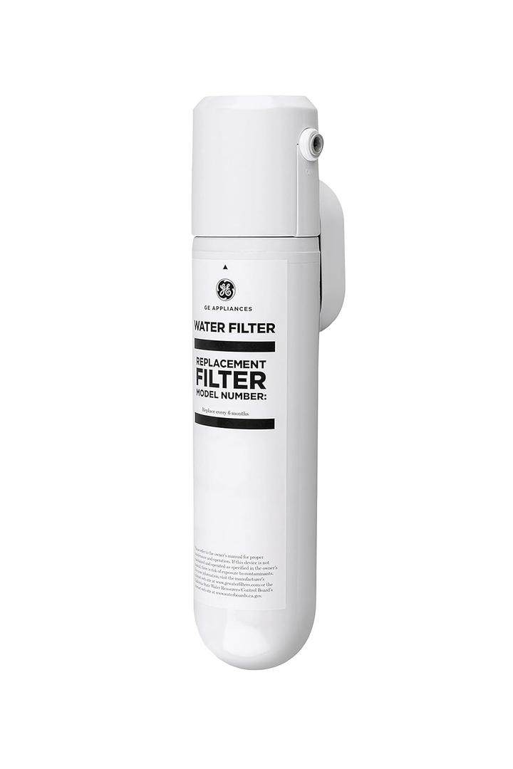 GE Single Stage Under Sink Water Filtration System, Reduces 95+ Impurities Including Lead, Chlorine, Arsenic, Easy Install, Twist & Lock Design, Replace Filter (FQK1R) Every 6 Months, GXK140TNN