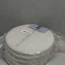 3M White Super Polish Pad 4100, 10 in, 5/Case