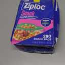 Ziploc Snack Bags, Easy Open and Close, Plastic Food Storage Bags, 280 Bags Total