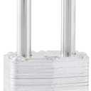 Master Lock 3DLF Outdoor Padlock with Key, 1 Pack (1-1/2" shackle)