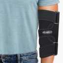 Reamphy Elbow Brace,Comfortable Night Elbow Sleep Support,Elbow Splint, Adjustable Stabilizer Splints, Cubital Tunnel Syndrome,Tendonitis,Ulnar Nerve,Tennis,Fits for Men and Women(Fits Most) Left