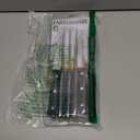 Farberware Triple Riveted Steak Knife Set, 6-Piece, High-Carbon Stainless Steel Knife Set, Razor-Sharp Steak Knife Set with Fine Edge Blades, Black (4.5")