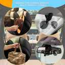 Magnetic Hat Holder for Car  Headrest Clip Cap Organizer for Truck, SUV, Jeep, Secure Grip for Cowboy Hats, Sturdy Vehicle Accessory to Store Sunglasses, Gloves, Small Items