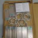 10 PackFairy Lights Battery Operated with Timer, 7FT 20LED String Lights Waterproof Silver Wire Fairy Light Battery Powered Twinkle Lights for Bedroom Christmas Wedding Indoor Party Decor Warm White