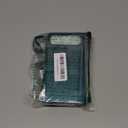 Defencase Compatible with iPhone Air Case Wallet with RFID Blocking Card Holder for Women and Men, PU Leather Magnetic Snap Flip Zipper Strap Wallet Phone Case for iPhone 17 Air 6.5", Blue Green