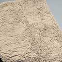 OLANLY Bathroom Rugs 30x18, Extra Soft Absorbent Chenille Bath Rugs, Rubber Backing Quick Dry, Machine Washable Bath Mats for Bathroom Floor, Tub and Shower, Home Decor Accessories, Beige