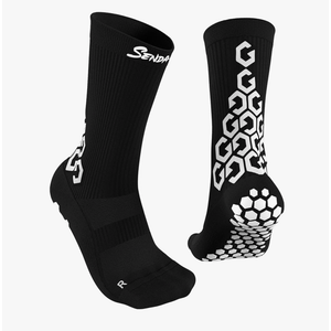 SENDA Gravity Pro Grip Socks with Non-Slip Technology, Unisex, Crew Length, No Size