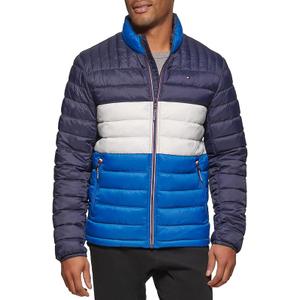 Tommy Hilfiger Men's Ultra Loft Lightweight Packable Puffer Jacket (Standard and Big & Tall) (L)