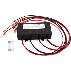 Battery Balancer 48V-4x12V Equalizer with LED Display, Voltage Balancer for 24V/36V/48V Gel Flood AGM Lead Acid Lithium Battery (HC02)