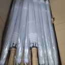 36 Pcs Wedding Stick Umbrellas Bulk, 41 Inch Large Canopy Umbrellas with Wooden Handle Windproof Rainproof for Outdoor Wedding Party Decor Bride Shower Photo Props