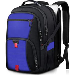 Travel Laptop Backpack, 18.4 Inch Laptop Backpacks for Men Women, 55L Anti Theft Water Resistant College Bussiness TSA Airline Approved Work Computer Backpack, Dark Blue