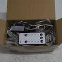 Brightown 300 LED Curtain String Lights, 9.8 FT Hanging Fairy Lights with Remote, 8 Modes, Waterproof Window Lights for Bedroom Backdrop Wedding Outdoor Party Christmas Decorations (Warm White)