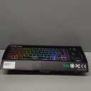 CHONCHOW 60% Wireless Gaming Keyboard and Mouse Combo, RGB Backlit Rechargeable LED Light Up Keyboards,Wireless Gaming Mouse and Keyboard for Xbox PS4 PS5 PC Laptop -Black