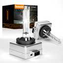 Xenooto for 2015 2016 2017 2018 Hyundai Sonata and 2013 2014-2018 Santa Fe Sport HID Headlights Low Beam D3S Xenon Bulbs, Bi-Xenon Lights, 6000K Bright White 35W OEM D3SC1, Not for Halogen, 2 Pack