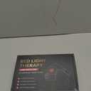 Red Light Therapy for Shoulder with Heat & Massage, 6 Modes 5000mAh Cord-Free Controller Infrared Light with 216 Beads 660nm & 850nm Portable Heated Shoulder Pad, Last 110-240mins