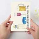 5 x Cute Funny Baby Shower Card for New Mom Dad Parents New Baby Arrival Gifts Congrats Pregnancy Card