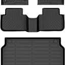 HAFIDI Floor Mats & Cargo Liner Custom for Acura Integra 2023-2026 | A-Spec/Type S/Base/A-Spec w/Technology All Weather Protection TPE Anti-Slip Automotive Floor Liners Custom Accessories Black