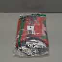 Locmeo 12 Pcs Christmas Drawstring Gift Bags Christmas Wrap Bags Sack Polyester Gift Wrapping Backpack with Wearable Drawstring for Holiday