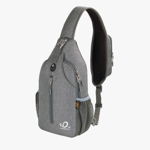 WATERFLY Crossbody Sling Backpack Sling Bag Travel Hiking Chest Bag Daypack