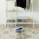 IRIS USA 6-Pack Storage Bins with Lids, 6 Quart - Crystal Clear, Shoe Boxes Stackable Containers Organize Shoes Closet Shelves, Teacher Tools Classroom Organization, Game - BPA-Free Plastic