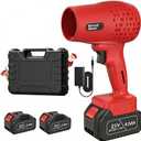 Leaf Blower Cordless with Battery and Charger,21V Electric Handheld Leaf Blower, 950000RPM Powerful Fan with Adjustable Speed, Lightweight Blower for Patio, Lawn, Blowing Leaves and Snow(Brick)