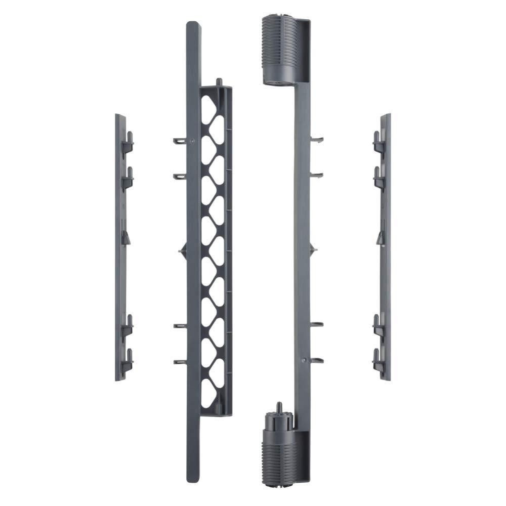 Toddleroo by North States Superyard Wall Mount Kit, Made in USA: Compatible with Superyard Classic, Colorplay, or Indoor/Outdoor 6-Panel Play Yard. Hardware kit to create extra wide barrier , Gray