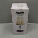 5W LED Cordless Mini Lamp, 3000 Mah Battery Operated Lamps, 3 Color Temperature Dimmable Table Light, Small Rechargeable Lamp, Kitchen Lamps countertop ,Restaurant (Black)