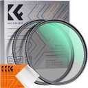 K&F CONCEPT 62mm Black Diffusion 1/4 & 1/8 Filters Kit Mist Cinematic Effect Filters Set with Multi-Layer Coated for Camera Lens - K Series