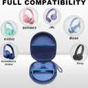 Headphone Case Compatible with JBL Tune 510BT/720BT/520BT/770NC, Sony WH-CH720N/WH-CH520, Soundcore by Anker Q20i/Q20/Q30, BERIBES, KVIDIO Headphones, for Home Office Travel Blue