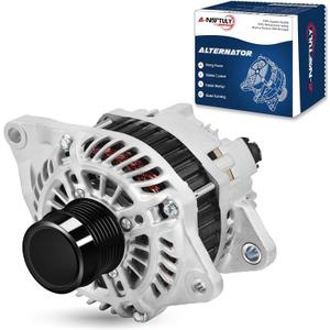 Alternator Fits for 2008-2013 Dodge Avenger, 2011-13 Chrysler 200, 07-12 Caliber, 07-16 Jeep Compass, Patriot, 07-10 Sebring, 2.4L 2.0L 1.8L, 115A High Output Alternator Replace# 11231 AMT0194