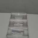 LARGER Compartment - Stackable Water Bottle Organizer Holder - for Stanley & Others' Large Tumbler - Clear Drin  Cooler Rack, Cup Bottle Holder for Cabinet Home Countertop Fridge Pantry Shelf, 3 Tier Hold 9