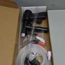 QZQ Aquarium Gravel Cleaner [2025 Edition] Vacuum Fish Tank Vacuum Cleaner Tools for Aquarium Water Changer with Aquarium Thermometers Fish Net kit Use for Fish Tank Cleaning Gravel and Sand