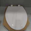 Bemis 1500EC 390 Lift-Off Wood Elongated Toilet Seat, Cotton White (Pack of 1)