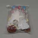 57Pcs Cartoon Story Birthday Cake Toppers Infinity and Beyond Blue Sky White Cloud Cow Print Cake Topper Toy Theme Party Decoration (Multicolor)