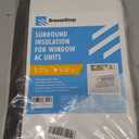Breeze Stop Surround Insulation Side Panels White for Window AC Unit Indoor Air Conditioner Cover for Winter and Summer ( Fits 36" - 40" Wide Window)