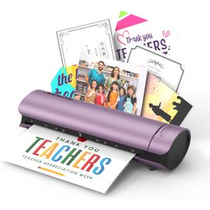 Office Presentation Laminator Machine 11x17 with Laminating Sheet A3/A4/A5, 3/5 Mil Thermal Cold Laminating Machine 13 inch Wide, 60s Warm-Up Lamination Machine, Personal Laminate Machine (Purple)