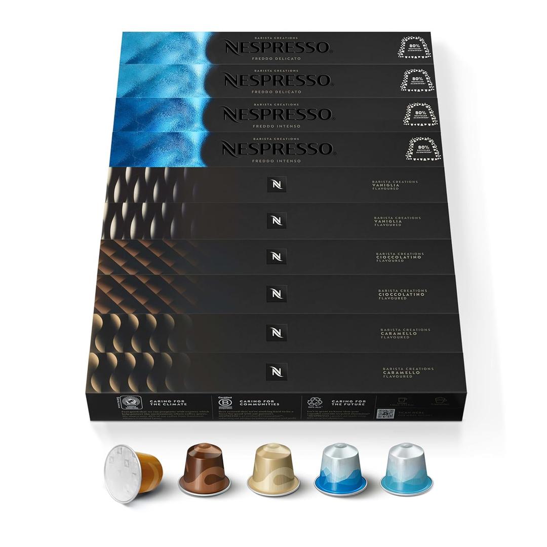 Nespresso Capsules Original Line, Barista Variety Pack, 100-Count Espresso Coffee Pods