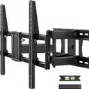 USX STAR Full Motion TV Wall Mount for 37-85 Inch TVs Mounts Up to 132lbs, Fit 16" Wood Stud, Max VESA 600x400mm, Swivel and Tilt Articulating Wall Mount TV Bracket,Fit Most 55+ 65 70 75 inch TVs